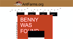 Desktop Screenshot of antfarms.org